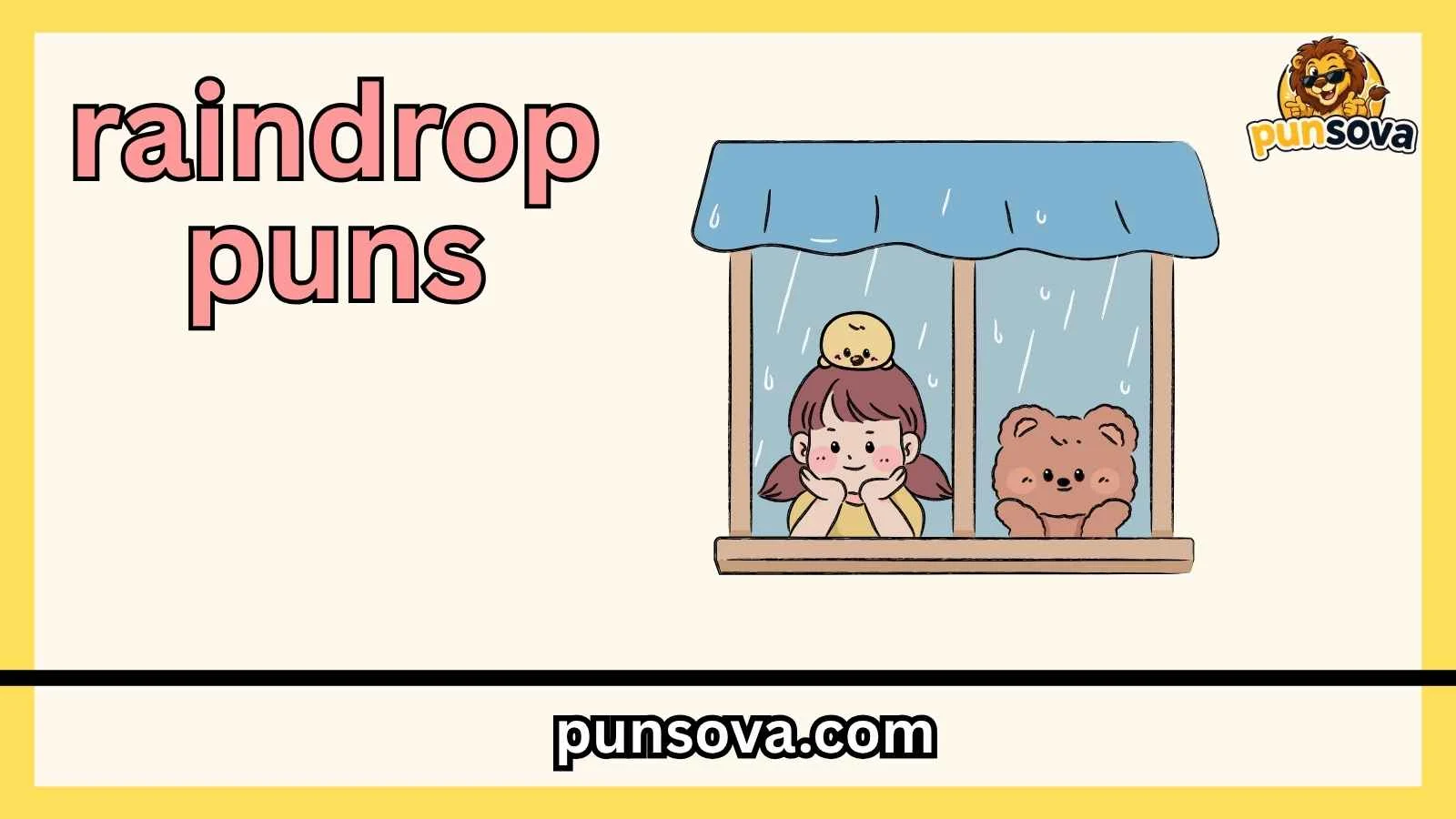 Cute Raindrop Puns