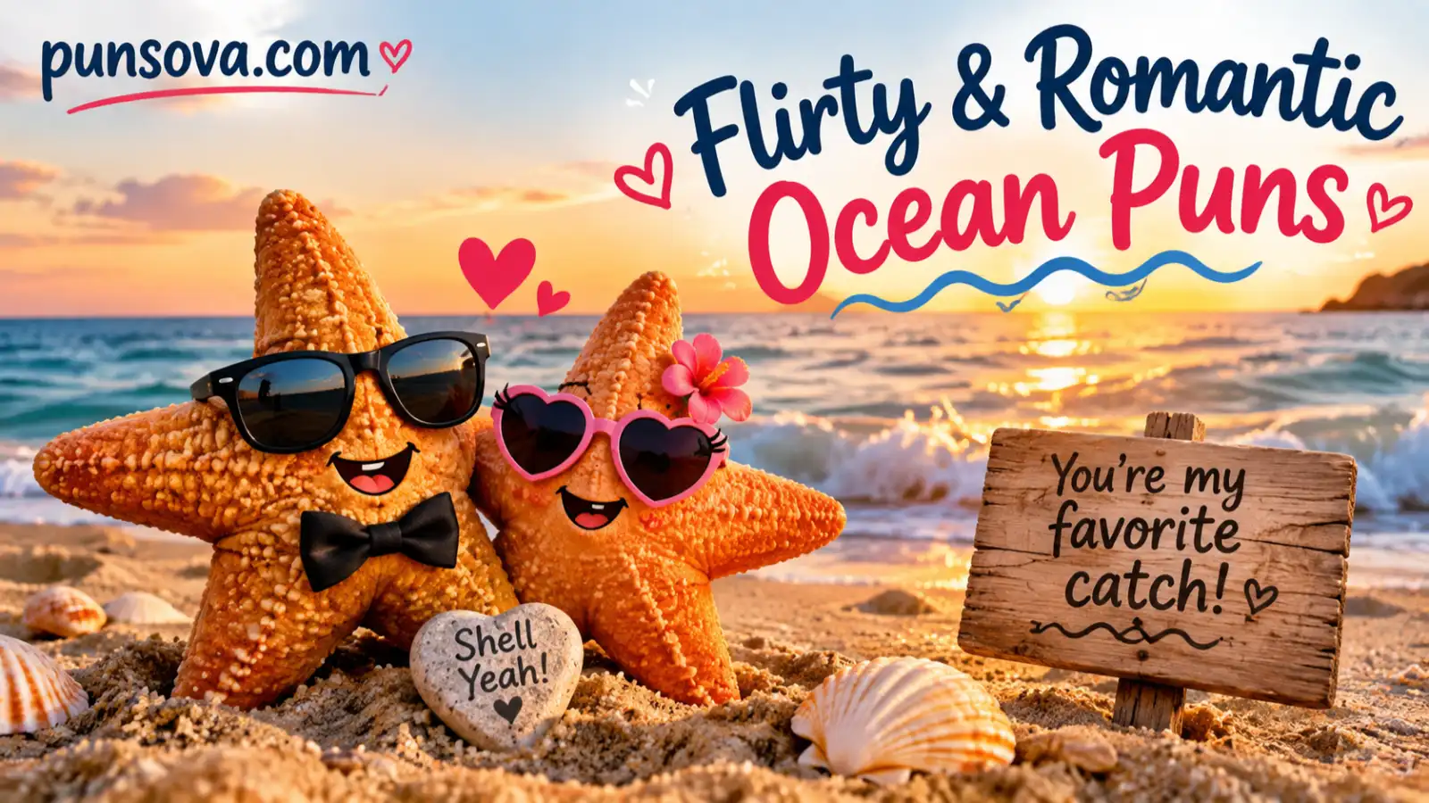 Flirty & Romantic Ocean Puns